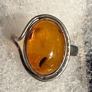 Vintage Amber Ring